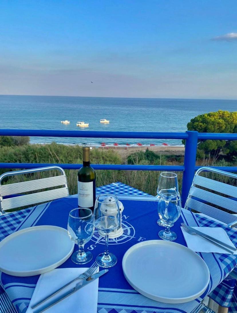 De La Plage Hotel Koroni Esterno foto