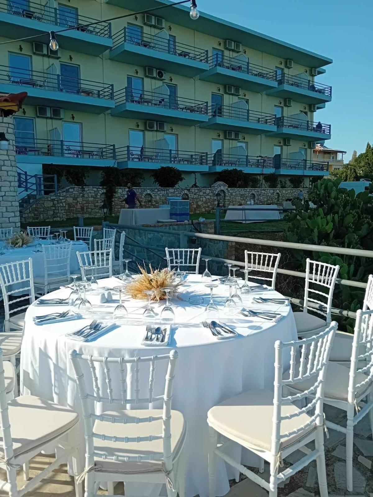 De La Plage Hotel Koroni Esterno foto